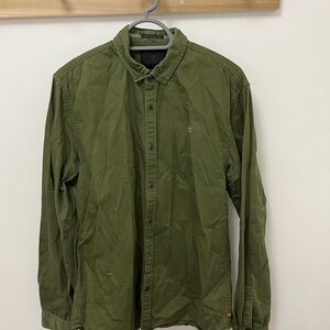 Scotch & Soda Olive Green Shirt Jacket